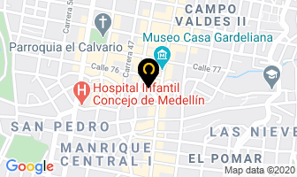 Mapa de Laboratorio Dromatic en Medellín