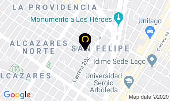 Mapa de Laboratorio Homeopático .alemán en Bogotá D.C