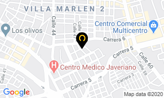 Mapa de Laboratorio Homeopático .alemán en Ibagué
