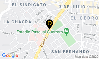 Mapa de Laboratorio Medicina Nuclear Ltda en Cali