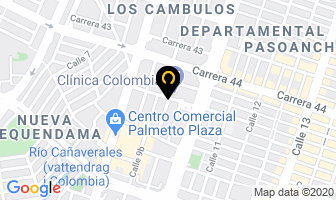 Mapa de Laboratorio Médico Y Bacteriológico en Cali