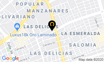 Mapa de Laboratorio Nova Diesel en Cali