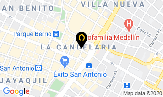 Mapa de Laboratorio Optico El Cristal en Medellín