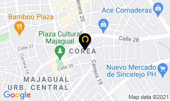 Mapa de Laboratorio Optico Koré en Sincelejo