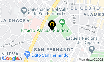Mapa de Laboratorio Técnica Dental en Cali