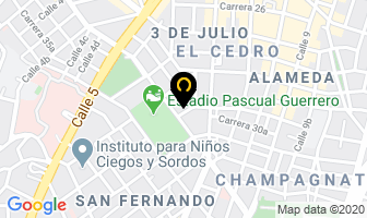 Mapa de Laboratorio Técnico Dental en Cali