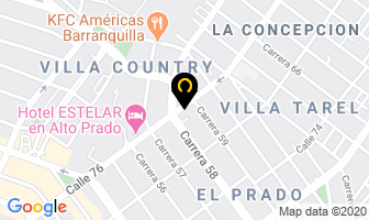 Mapa de Laboratorios Contecon-urbar S.a. en Barranquilla