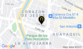 Mapa de Laboratorios Cosmo Diesel Ltda en Medellín