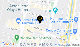 Mapa de Laboratorios Higietex S.a. en Medellín