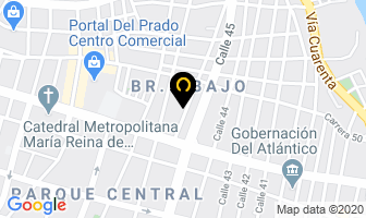 Mapa de Laboratorios Incobra S.a. en Barranquilla