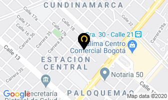 Mapa de Laboratorios La Santé S.a. en Bogotá D.C