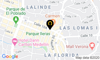 Mapa de Laboratorios Medick Ltda en Medellín