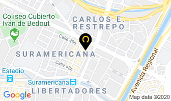 Mapa de Laboratorios Quipropharma Ltda. en Medellín