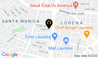 Mapa de Laboratorios Recamier Ltda. en Medellín