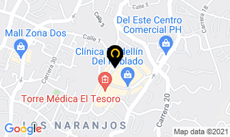 Mapa de Lacoste en Medellín