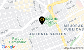 Mapa de Lacteos Bethel en Bucaramanga