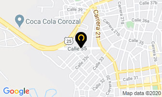 Mapa de Lacteos Corozal en Corozal