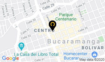 Mapa de Lácteos Emily en Bucaramanga