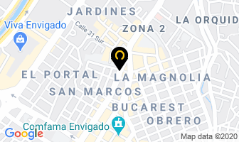 Mapa de Lácteos Envigado en Medellín