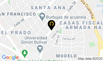 Mapa de Lácteos Primavera en Barranquilla