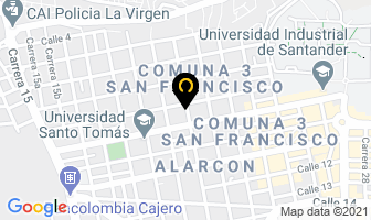 Mapa de Lacteos Prolasan en Bucaramanga