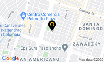 Mapa de Lácteos San Joaquín en Cali