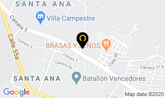 Mapa de Ladrillera Gresvalle S.a. en Cartago