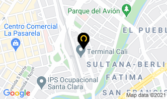 Mapa de Lag Ingeniería en Cali