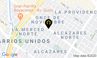 Mapa de Laguna Beach en Bogotá D.C