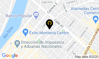 Mapa de Laminas & Dobleces en Montería