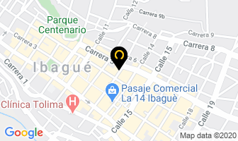 Mapa de Lámparas Decorluz en Ibagué