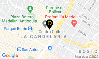 Mapa de Lámparas Electrorayo en Medellín