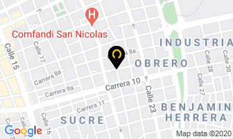 Mapa de Lámparas Fluorescentes Arko en Cali