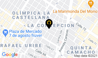 Mapa de Lámparas Prismacolores en Bogotá D.C