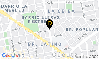 Mapa de Lámparas Sung en Cúcuta