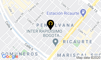 Mapa de L.a.r. Plasticos Sas en Bogotá D.C
