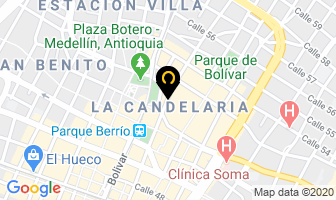 Mapa de Larar 49 E.u. en Medellín