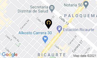 Mapa de Lary Combustible en Bogotá D.C