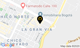 Mapa de Las 4 Estaciones en Bogotá D.C