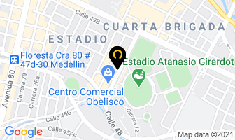 Mapa de Las Barras Taberna Bar en Medellín