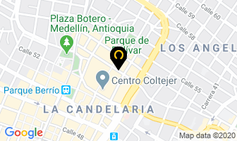 Mapa de Las cabinas 24 horas en Medellín