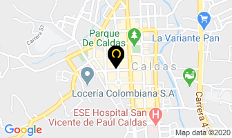 Mapa de Las Camisetas en Caldas