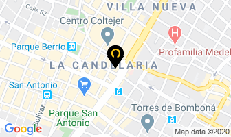 Mapa de Las Chilenitas en Medellín