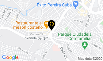 Mapa de Las Delicias De Clara en Pereira