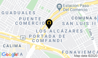 Mapa de Las Delicias De J.j. en Cali