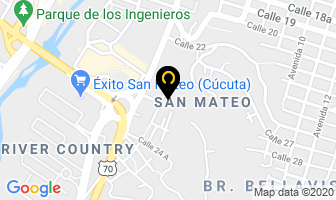 Mapa de Las Ricuras De Juanchis en Cúcuta