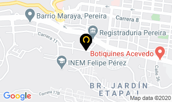 Mapa de Las Tiendas Campesinas en Pereira