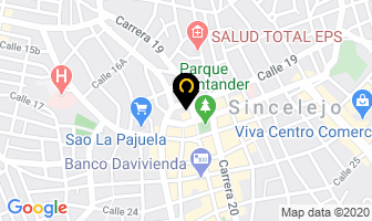 Mapa de Láser & Tintas Ltda. en Sincelejo