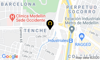 Mapa de Laser & Arte Ltda. en Medellín