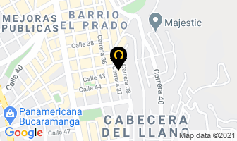 Mapa de Laser Mac Ltda en Bucaramanga